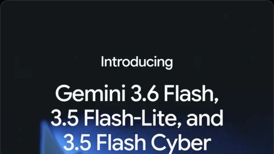Google DeepMind graphic announcing Gemini 3.6 Flash, Flash-Lite, and Flash Cyber
